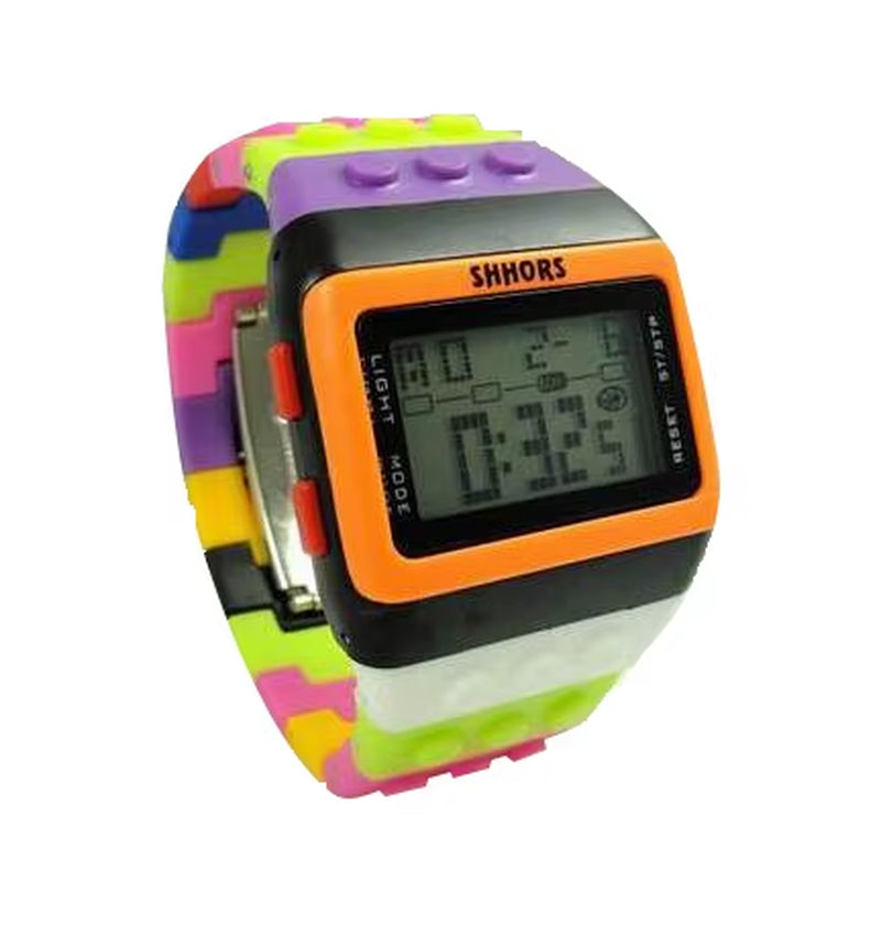 SHHORS Watches Led Digital Watches Electronic Wristwatch Fashion Plastic Watches Women Watches Rainbow Watch Reloj Mujer